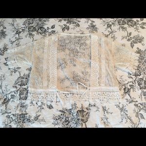Fairy Lace Mini Sheer Cardigan 🧚♀️